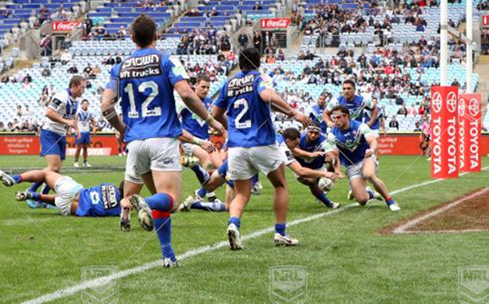 NSWC 2011 GF Canterbury-Bankstown Bulldogs v Auckland Vulcans - Jonathan Wright TRY