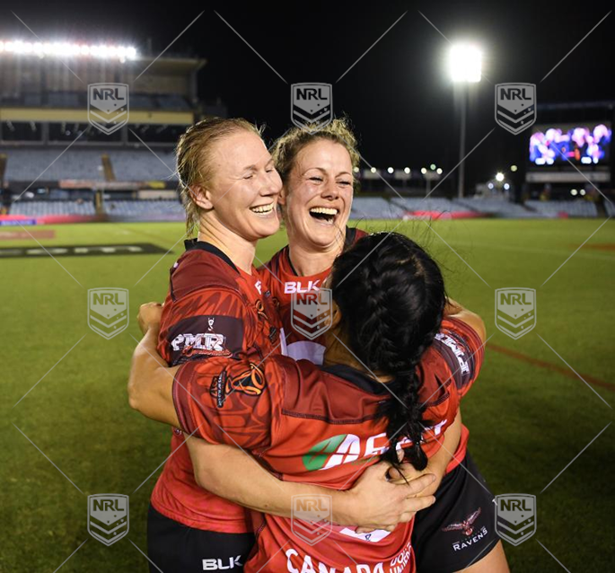 2017 Womens RLWC - PNG vs CAN  - Canada celebrates the win