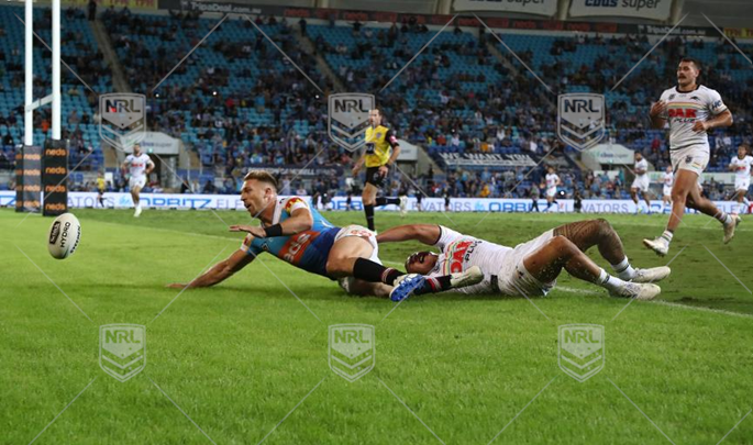 NRL 2019 RD05 Gold Coast Titans v Penrith Panthers - Bryce Cartwright, PENALTY TRY