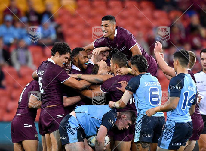2019 U 18 QLD vs NSW - QLD Celebrate the win