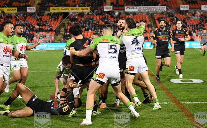 NRL 2020 RD13 Penrith Panthers v Canberra Raiders - fight