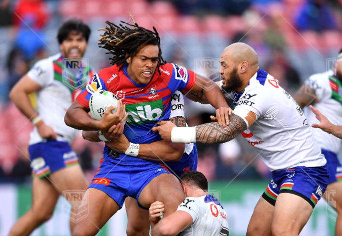 NRL 2021 RD15 Newcastle Knights v New Zealand Warriors - Dominic Young