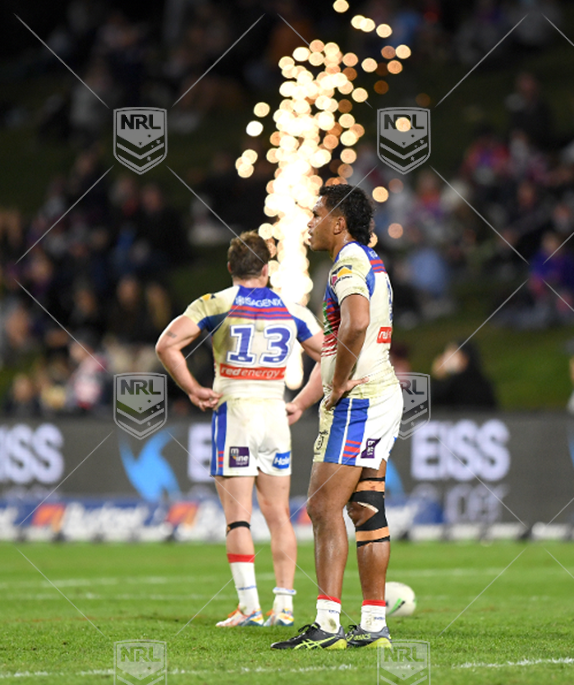 NRL 2021 RD19 Sydney Roosters v Newcastle Knights - Jacob Saifiti, Dejection