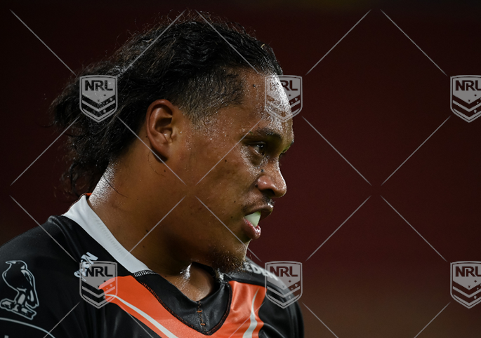 NRL 2021 RD19 Manly-Warringah Sea Eagles v Wests Tigers - Luciano Leilua