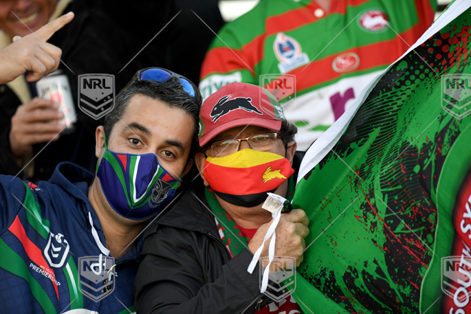 NRL 2021 RD19 South Sydney Rabbitohs v New Zealand Warriors - Warriors Souths Fans