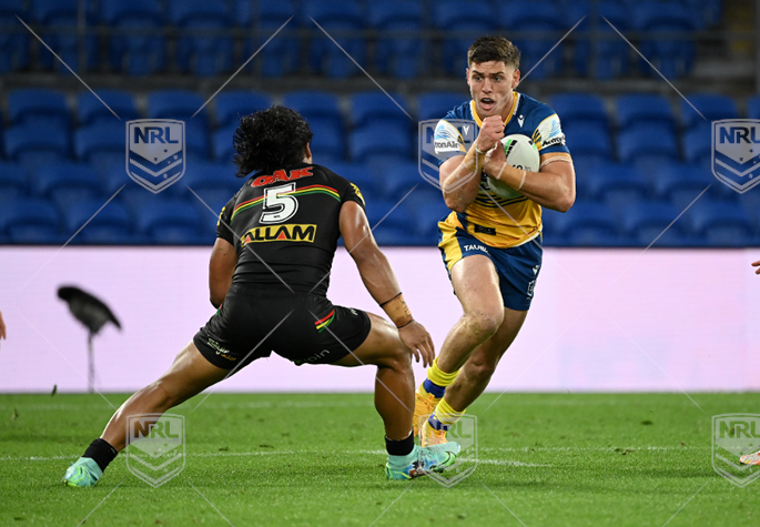 NRL 2021 RD25 Parramatta Eels v Penrith Panthers - Sean Russell, debut