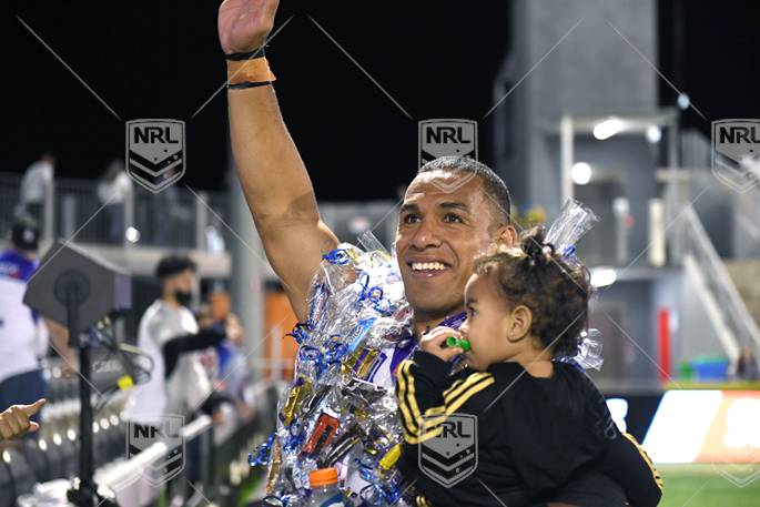 NRL 2021 RD25 Wests Tigers v Canterbury-Bankstown Bulldogs - Will Hopoate