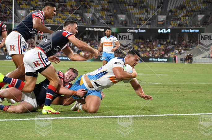NRL 2021 QF Sydney Roosters v Gold Coast Titans - David Fifita, No Try