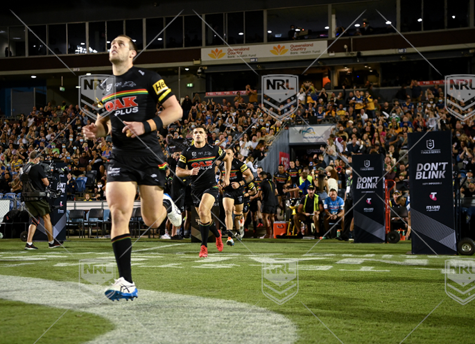 NRL 2021 SF Penrith Panthers v Parramatta Eels - Nathan Cleary, run on