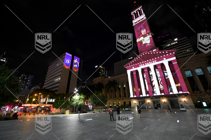 2021 King George Light Projections - Sea Eagles Light Projections