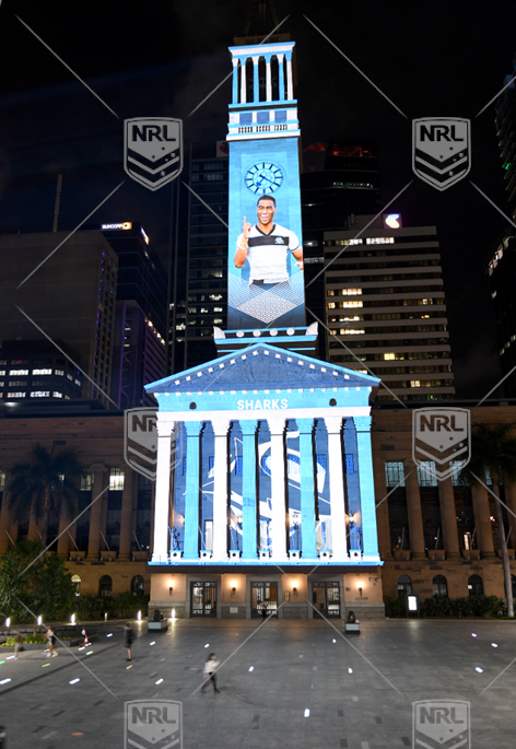 2021 King George Light Projections - Sharks Light Projections