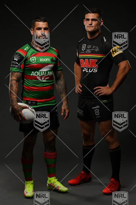 NRL 2021 GF Penrith Panthers v South Sydney Rabbitohs - Adam Reynolds Nathan Cleary, Portrait