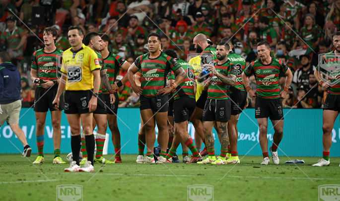 NRL 2021 GF Penrith Panthers v South Sydney Rabbitohs - Souths Dejection