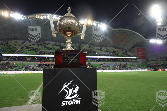 NRL 2022 RD07 Melbourne Storm v New Zealand Warriors - TROPHY, MichaelMoore Trophy, Storm