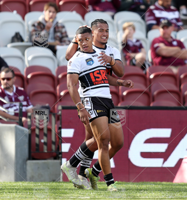 NSWC 2022 RD09 Blacktown Workers Sea Eagles v Western Suburbs Magpies - Israel Ogden, try celeb