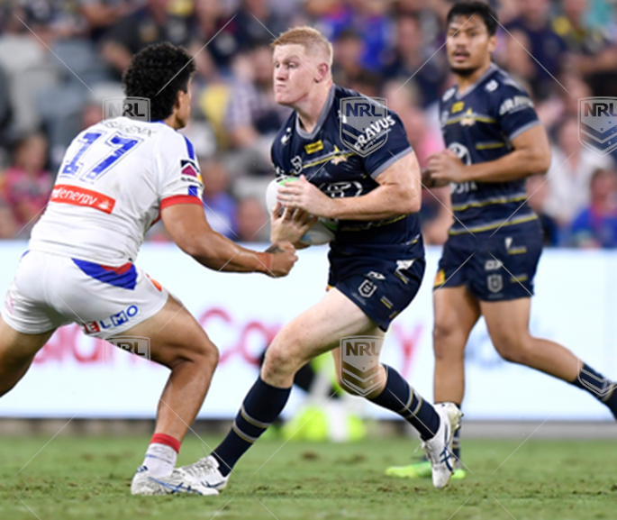 NRL 2022 RD09 North Queensland Cowboys v Newcastle Knights - Griffin Neame