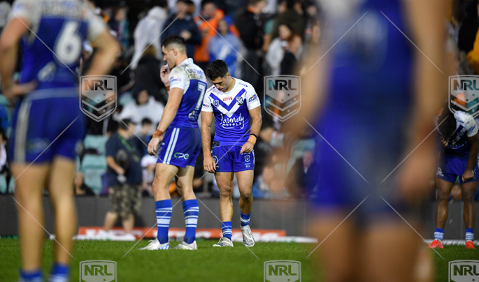 NRL 2022 RD11 Wests Tigers v Canterbury-Bankstown Bulldogs - Bulldogs Dejection