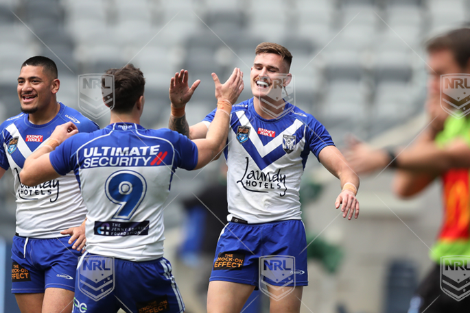 NSWC 2022 RD15 Canterbury-Bankstown Bulldogs NSW Cup v Western Suburbs Magpies - Declan Casey, try celeb