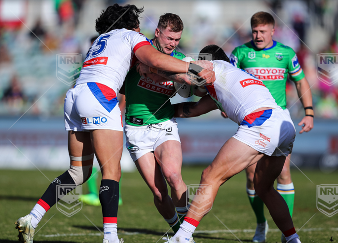 NRL 2022 RD15 Canberra Raiders v Newcastle Knights - Hudson Young
