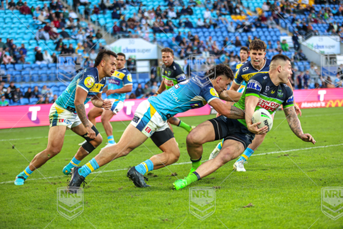 NRL 2022 RD20 Gold Coast Titans v Canberra Raiders - Nick Cotric