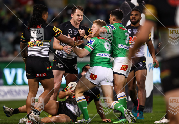NRL 2022 RD21 Canberra Raiders v Penrith Panthers - Zac Woolford