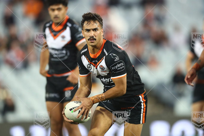 NRL 2022 RD21 Wests Tigers v Newcastle Knights - Daine Laurie