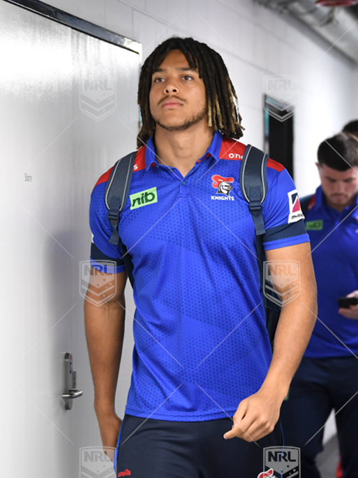 NRL 2022 RD22 Brisbane Broncos v Newcastle Knights - Dominic Young