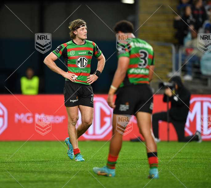 NRL 2022 RD23 South Sydney Rabbitohs v Penrith Panthers - Campbell Graham, Dejection