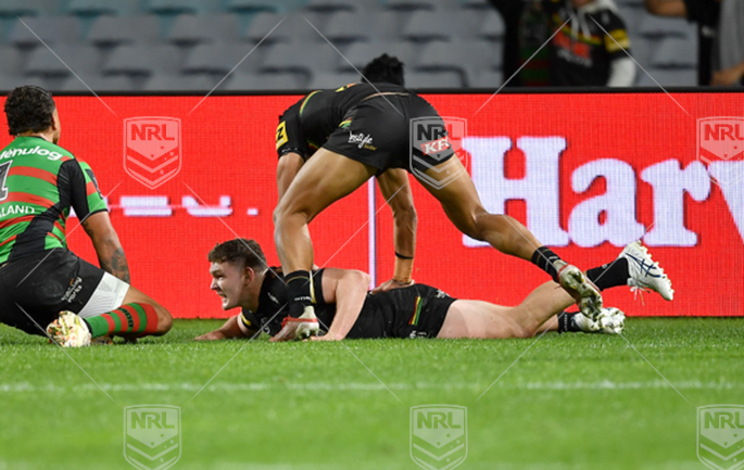 NRL 2022 RD23 South Sydney Rabbitohs v Penrith Panthers - Liam Martin, no try