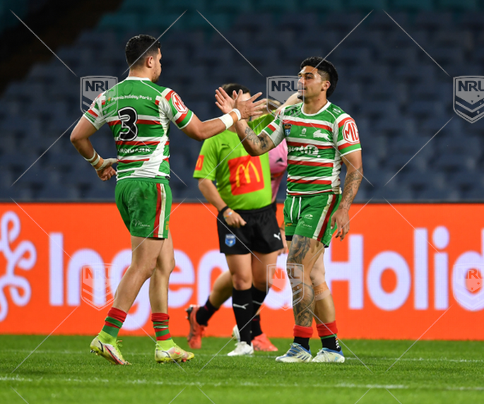 NSWC 2022 RD23 South Sydney Rabbitohs NSW Cup v Penrith Panthers NSW Cup - Jake Tago, try, celebration