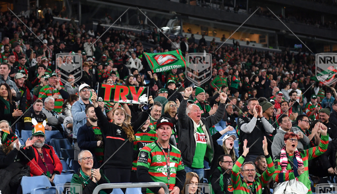 NRL 2022 RD23 South Sydney Rabbitohs v Penrith Panthers - Souths fans