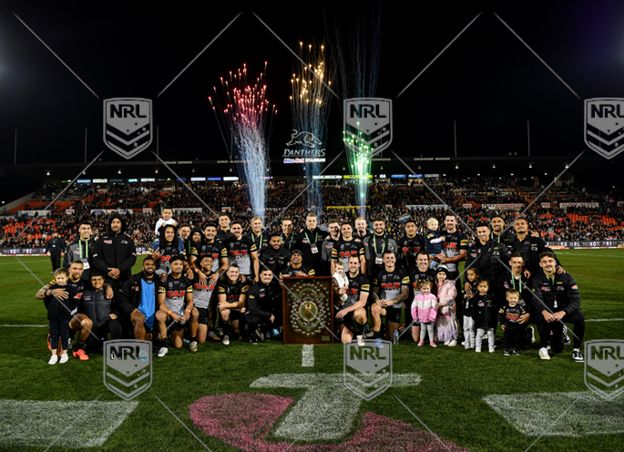 NRL 2022 RD24 Penrith Panthers v New Zealand Warriors - Minor Premiers, JJ Giltinan Shield