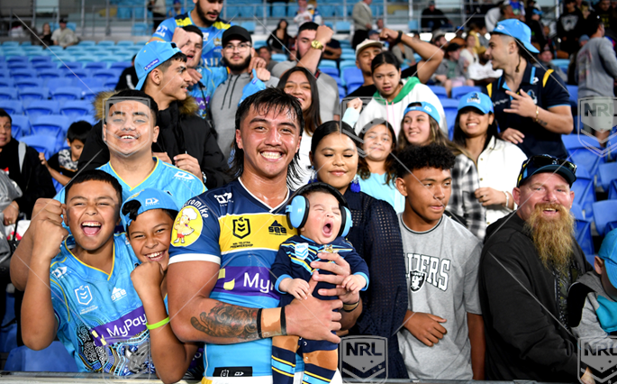 NRL 2022 RD24 Gold Coast Titans v Newcastle Knights - Klese Haas, Debut