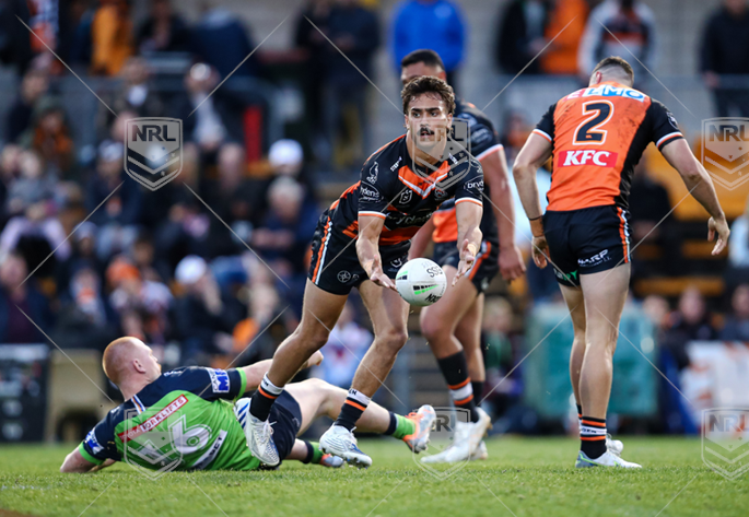 NRL 2022 RD25 Wests Tigers v Canberra Raiders - Daine Laurie