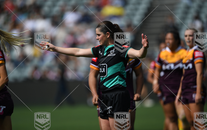 NRLW 2022 RD05 Brisbane Broncos Women v Parramatta Eels Women - referee