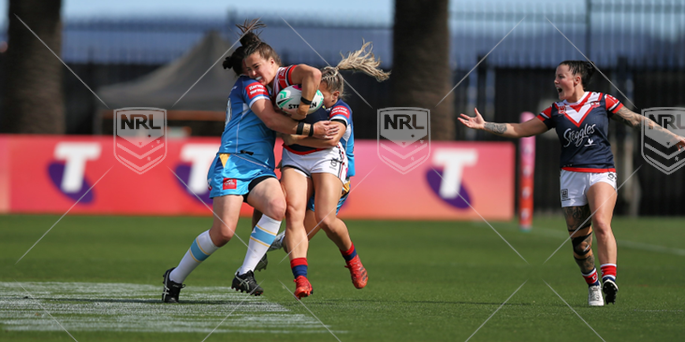NRLW 2022 RD05 Gold Coast Titans Women v Sydney Roosters Women - Isabelle Kelly