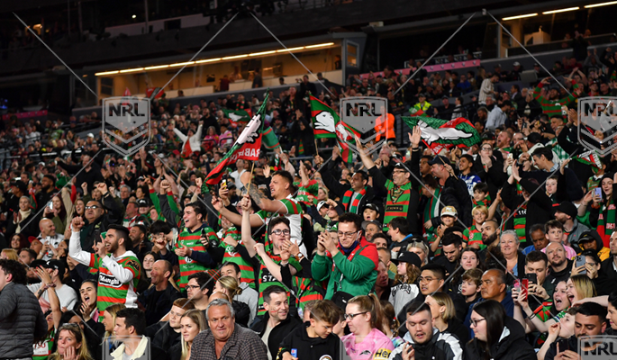 NRL 2022 PF Penrith Panthers v South Sydney Rabbitohs - souths fans