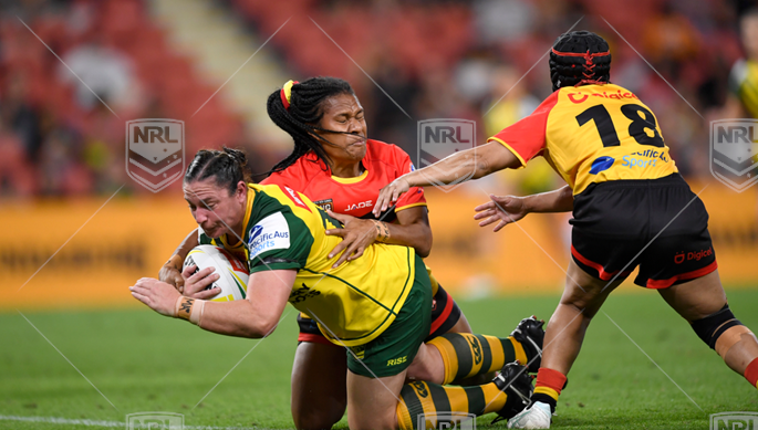 INT 2022 R2 Australian Prime Ministers XIII Womens v Papua New Guinea Orchids - Stephanie Hancock, Try