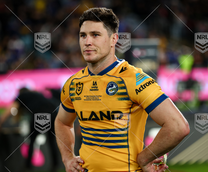 NRL 2022 GF Penrith Panthers v Parramatta Eels - Mitchell Moses, Dejection