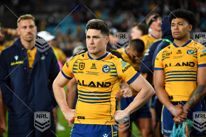 NRL 2022 GF Penrith Panthers v Parramatta Eels - Mitchell Moses, Dejection