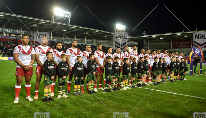 RLWC 2022 RD01 Tonga v Papua New Guinea - lineup