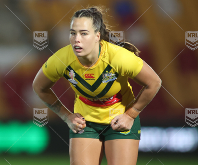 WRLWC 2022 RD01 Australian Jillaroos v Cook Islands Women - Isabelle Kelly