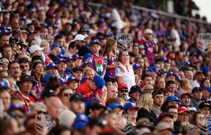 NRL 2023 RD03 Newcastle Knights v Dolphins - Fans