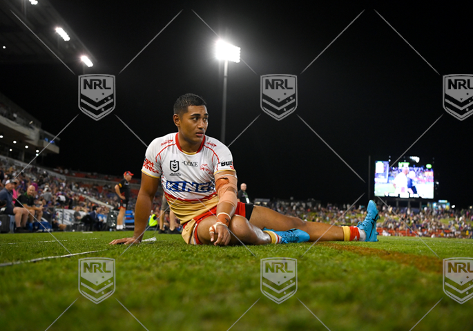 NRL 2023 RD03 Newcastle Knights v Dolphins - Connelly Lemuelu