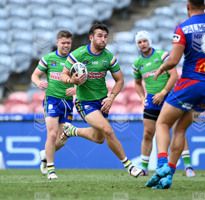 NSWC 2023 RD04 Newcastle Knights NSW Cup v Canberra Raiders NSW Cup - Clay Webb Adam Clune
