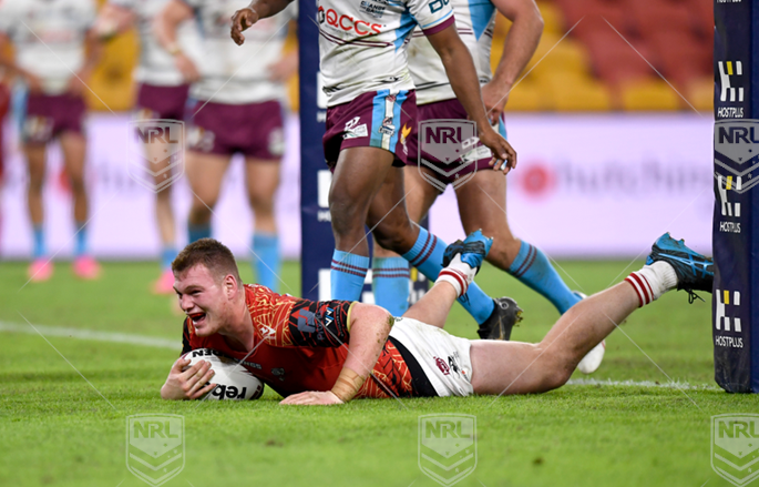 QLDC 2023 RD10 Redcliffe Dolphins v Mackay Cutters - Ryan Jackson, Try