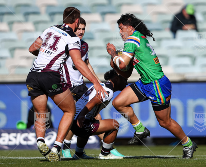 NSWC 2023 RD12 Canberra Raiders NSW Cup v Blacktown Workers Sea Eagles - Corey Harawira-Naera