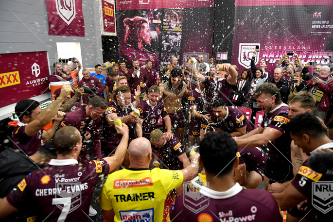 SOO 2023 RD01 Queensland v New South Wales - QLD Maroons Celebration