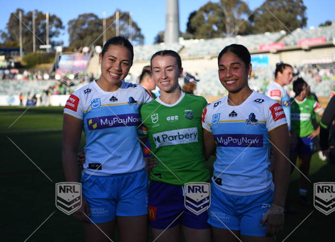 NRLW 2023 RD09 Canberra Raiders Women v Gold Coast Titans Women - Sienna Lofipo