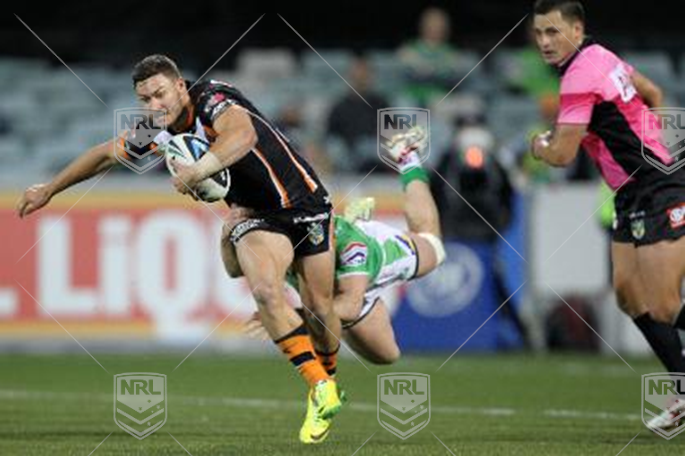 NRL 2014 RD25 Canberra Raiders v Wests Tigers - Jy Hitchcox